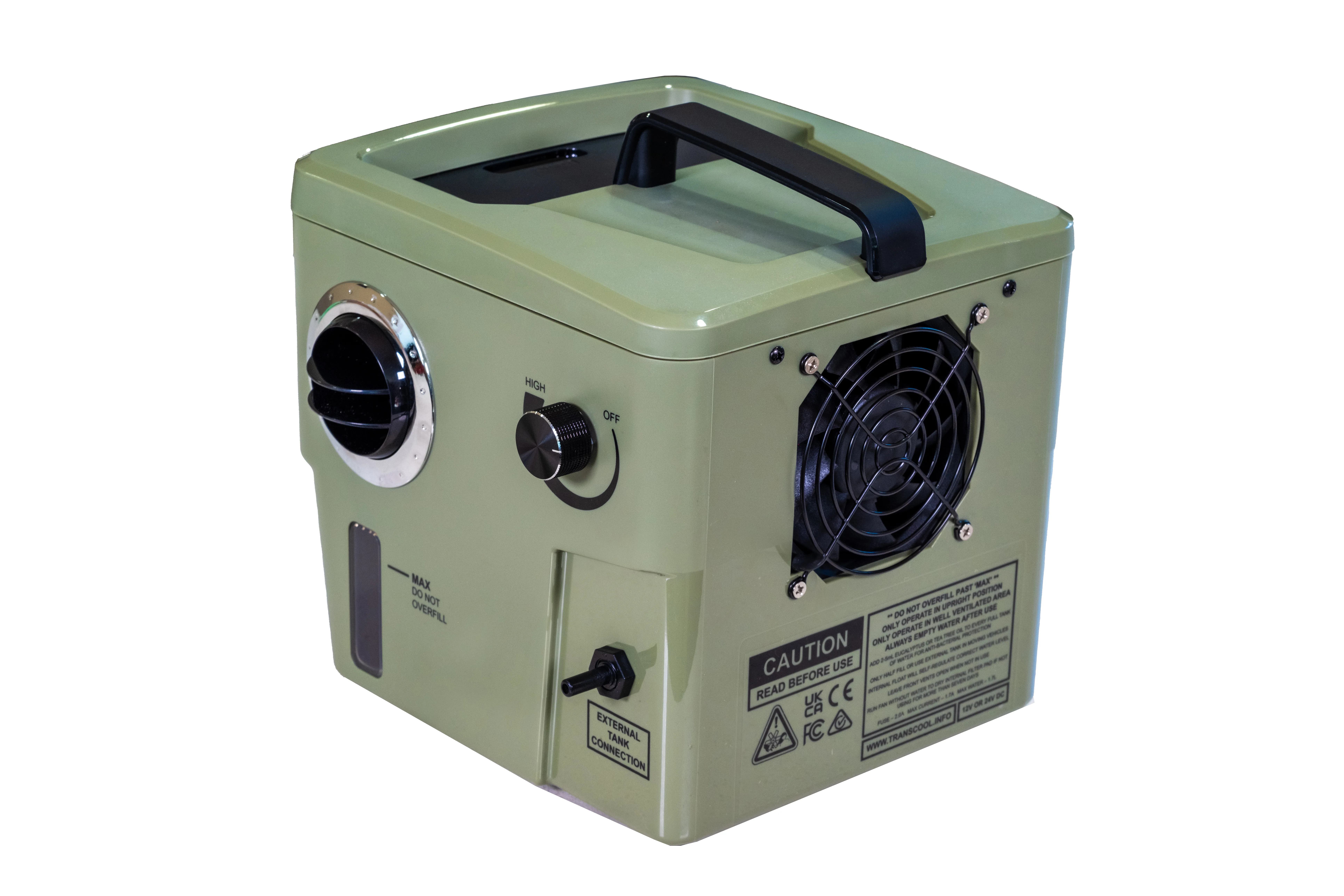 Transcool E3 Portable Air Cooler | 12V Evaporative Cooling Solution