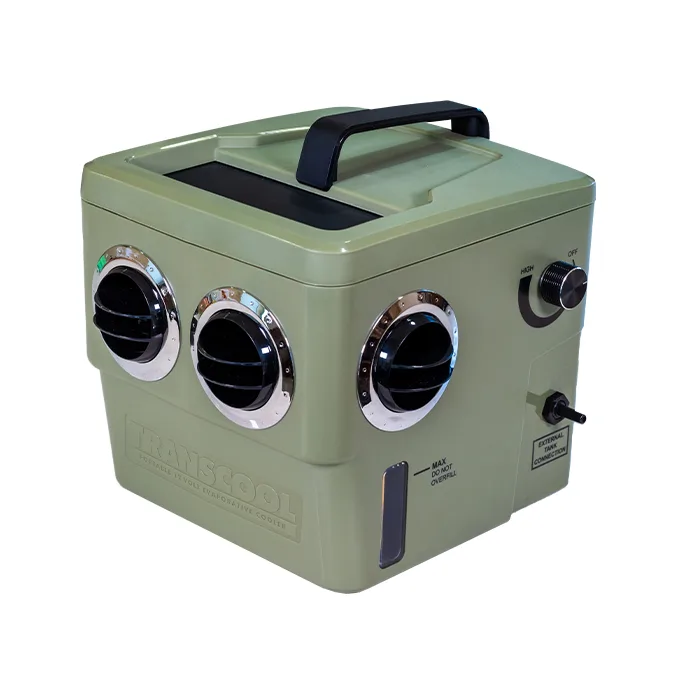 Transcool E3 Portable Air Cooler | 12V Evaporative Cooling Solution